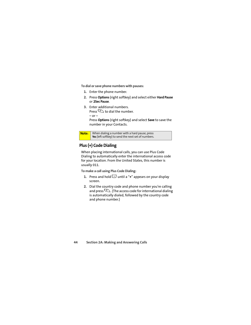 Plus (+) code dialing | Motorola Deluxe Ic902 User Manual | Page 62 / 289