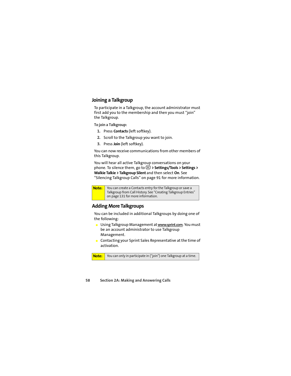 Joining a talkgroup, Adding more talkgroups | Motorola Deluxe Ic902 User Manual | Page 76 / 289