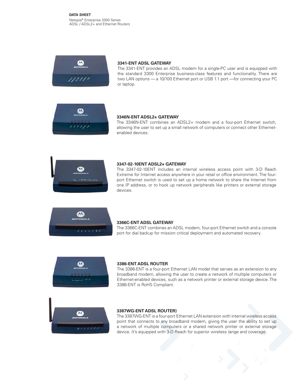 Motorola Netopia Enterprise Series User Manual | Page 2 / 4