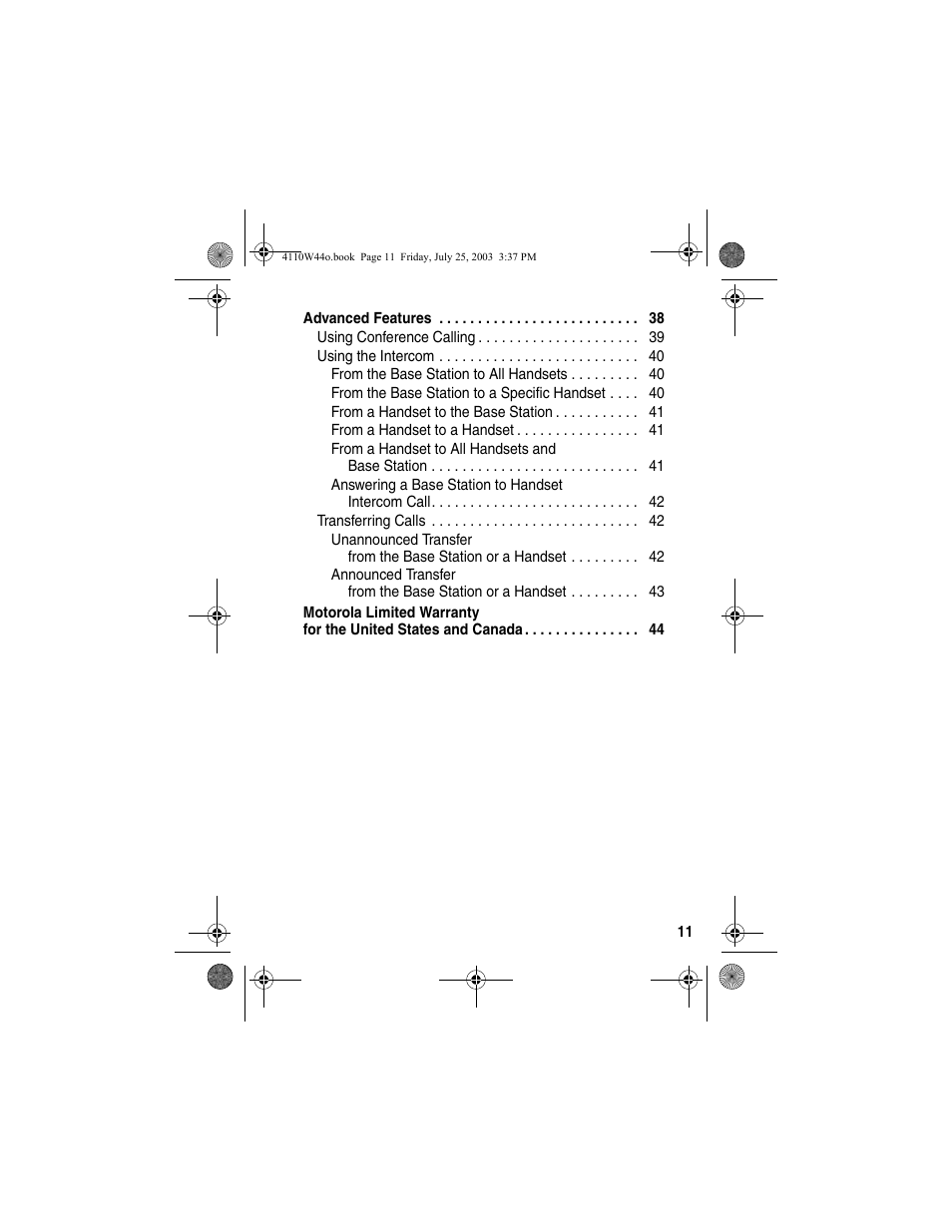 Motorola MD60 Series User Manual | Page 13 / 52