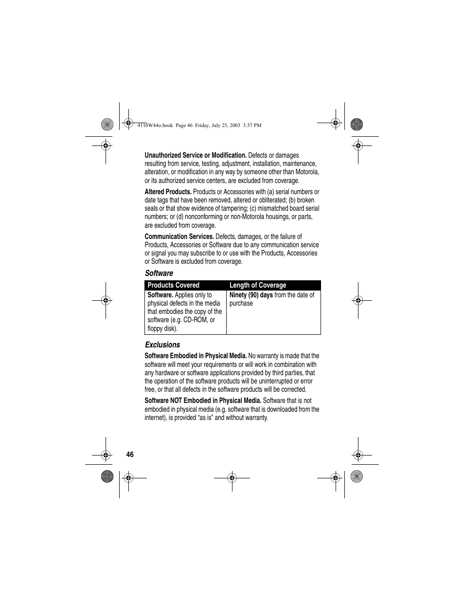 Motorola MD60 Series User Manual | Page 48 / 52
