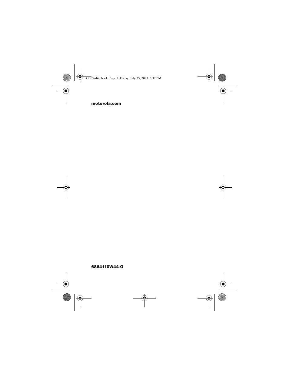 Motorola MD60 Series User Manual | Page 52 / 52