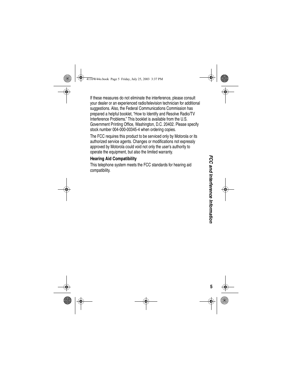 Motorola MD60 Series User Manual | Page 7 / 52