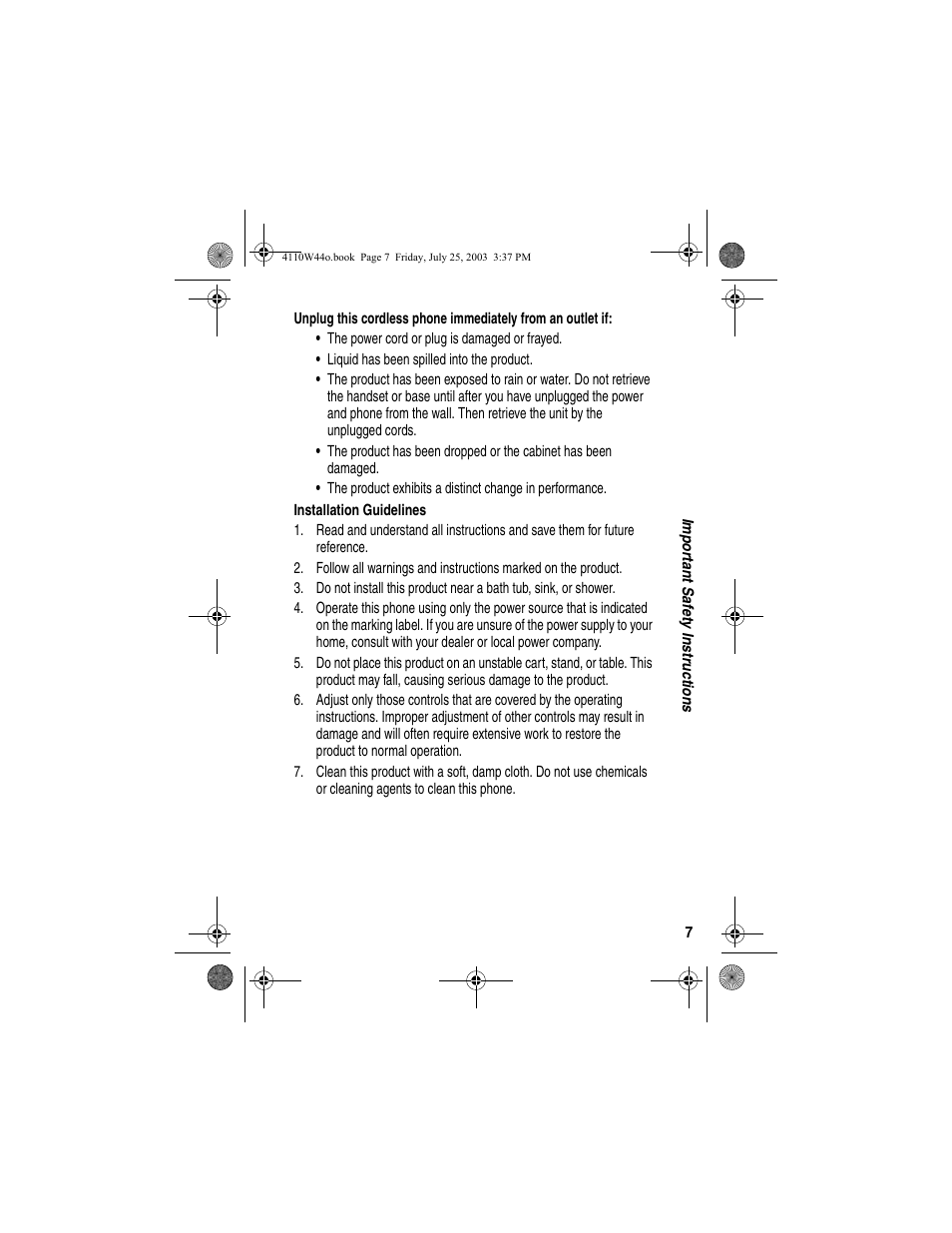 Motorola MD60 Series User Manual | Page 9 / 52