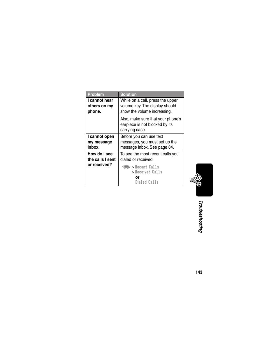 Motorola 120e User Manual | Page 145 / 184