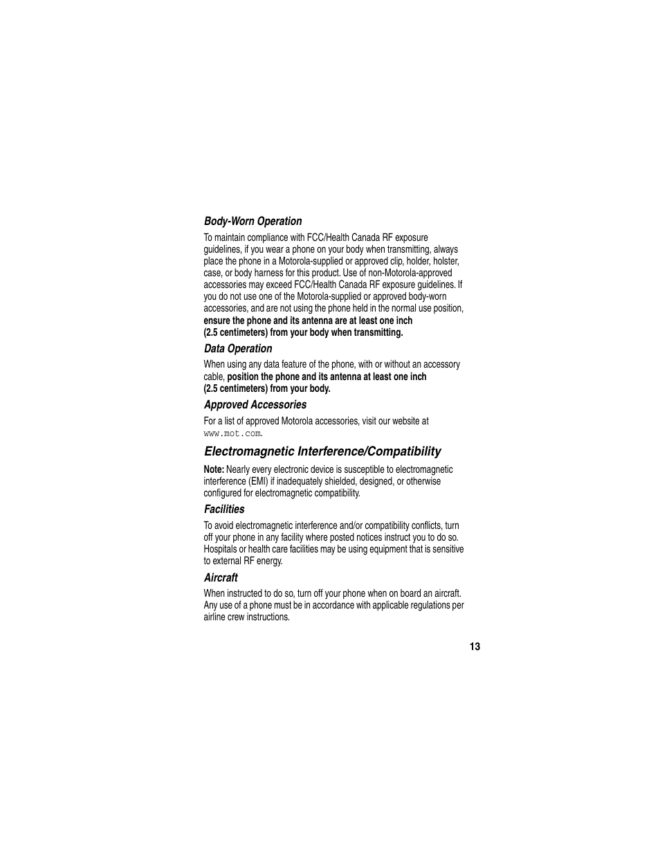 Motorola 120e User Manual | Page 15 / 184