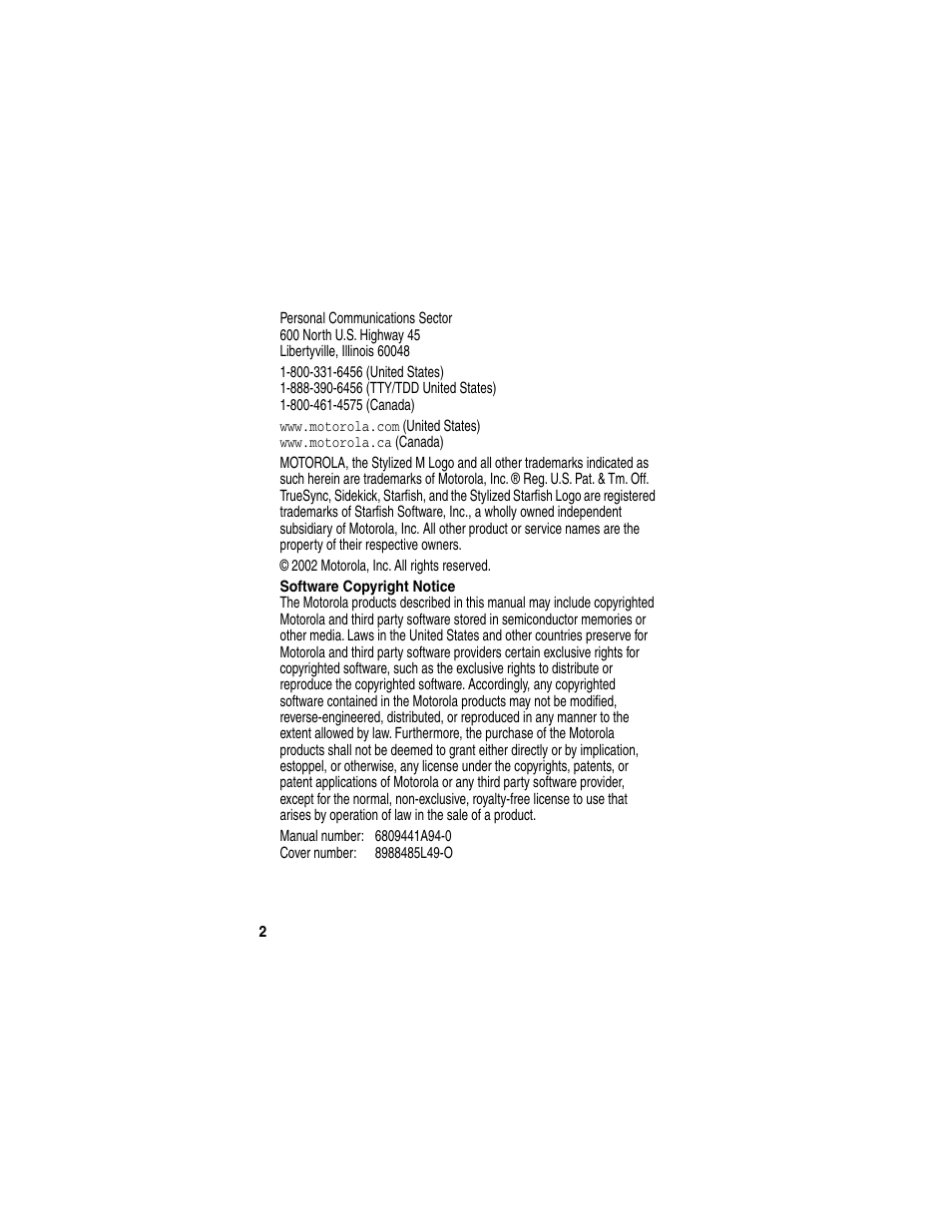 Motorola 120e User Manual | Page 4 / 184