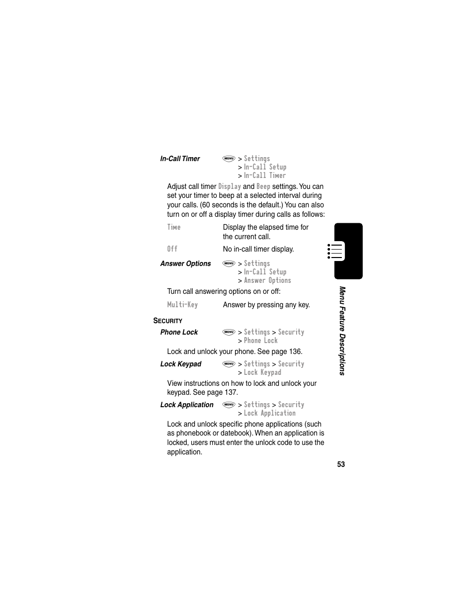 Motorola 120e User Manual | Page 55 / 184