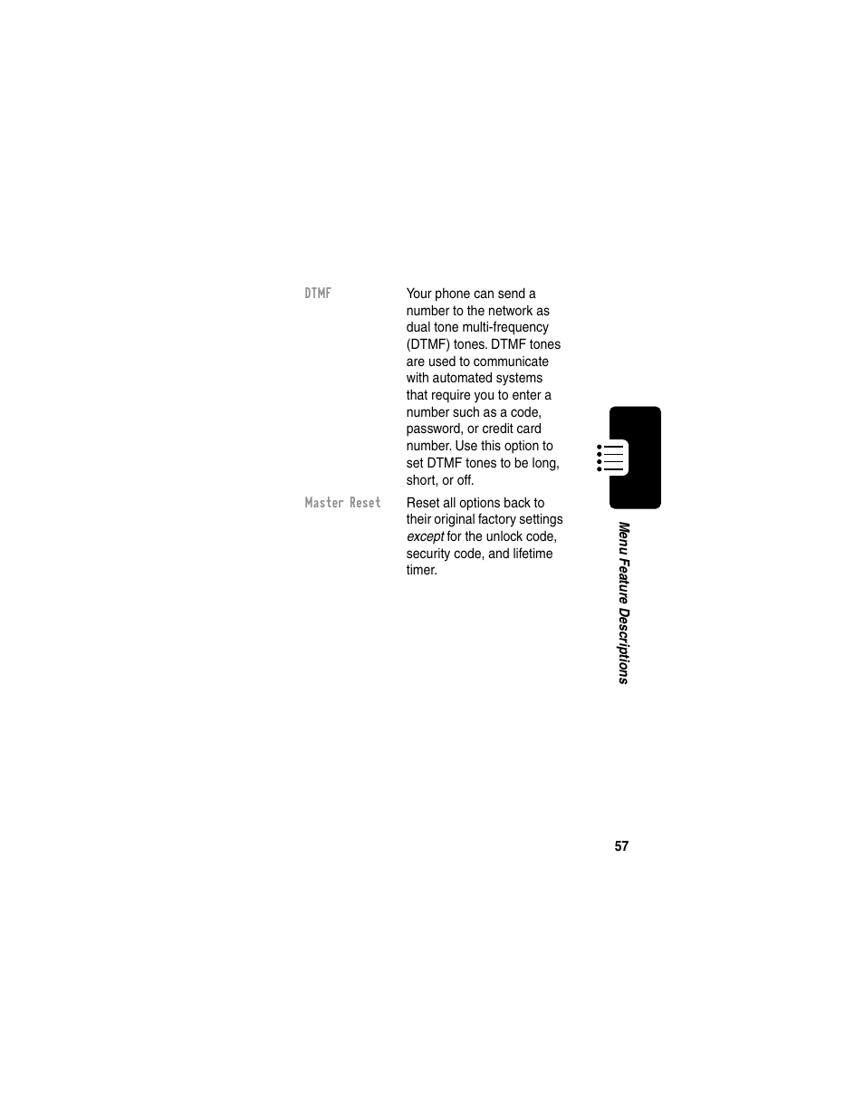 Motorola 120e User Manual | Page 59 / 184