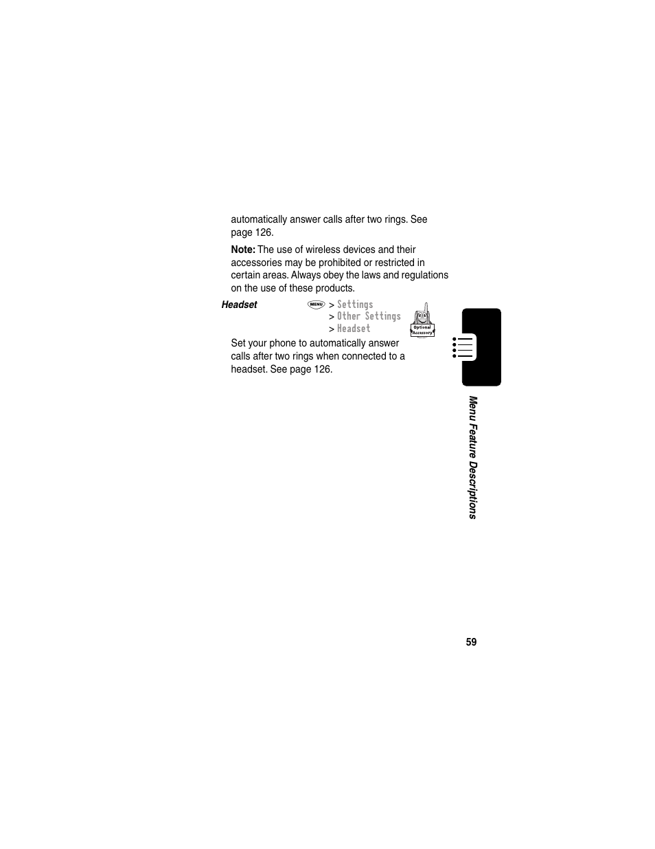 Motorola 120e User Manual | Page 61 / 184