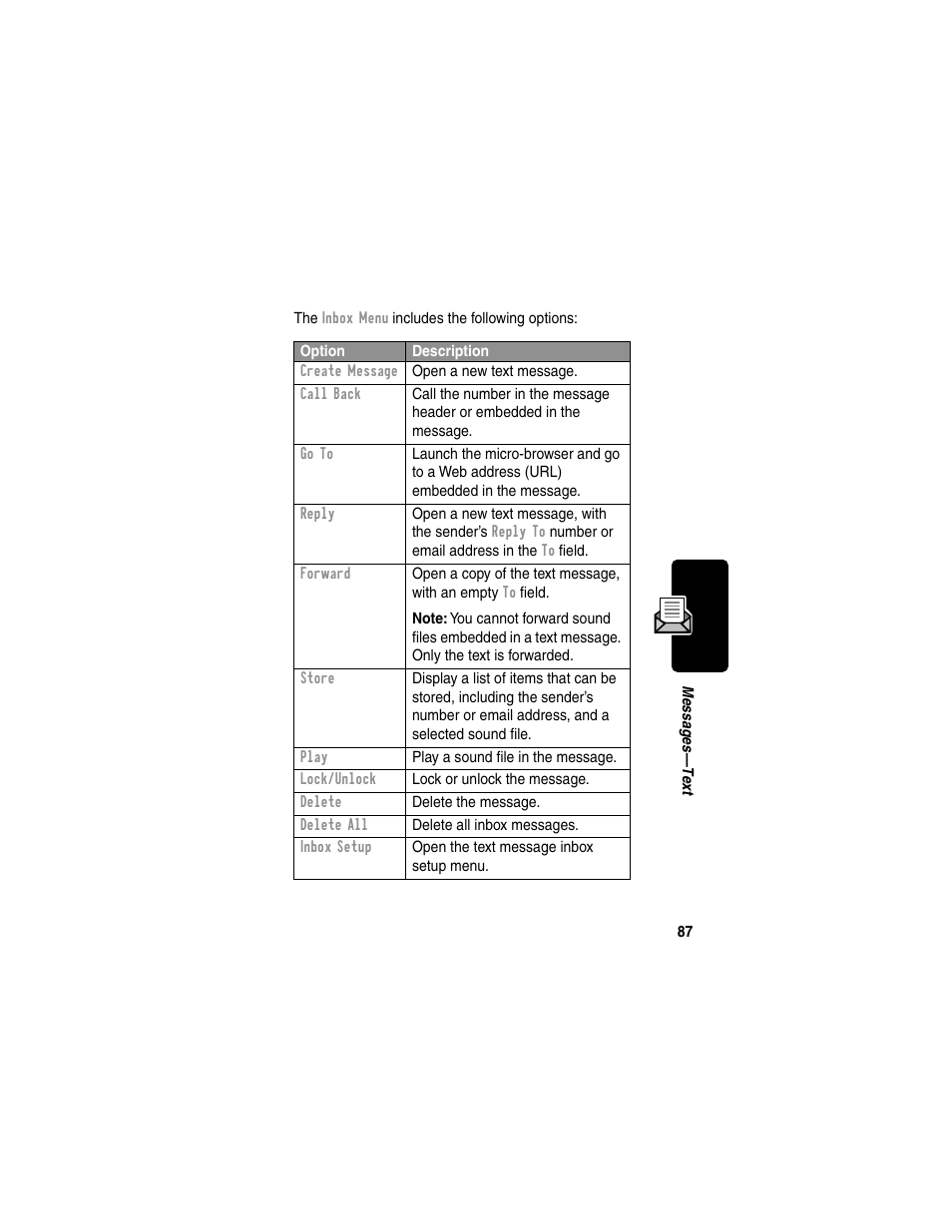 Motorola 120e User Manual | Page 89 / 184