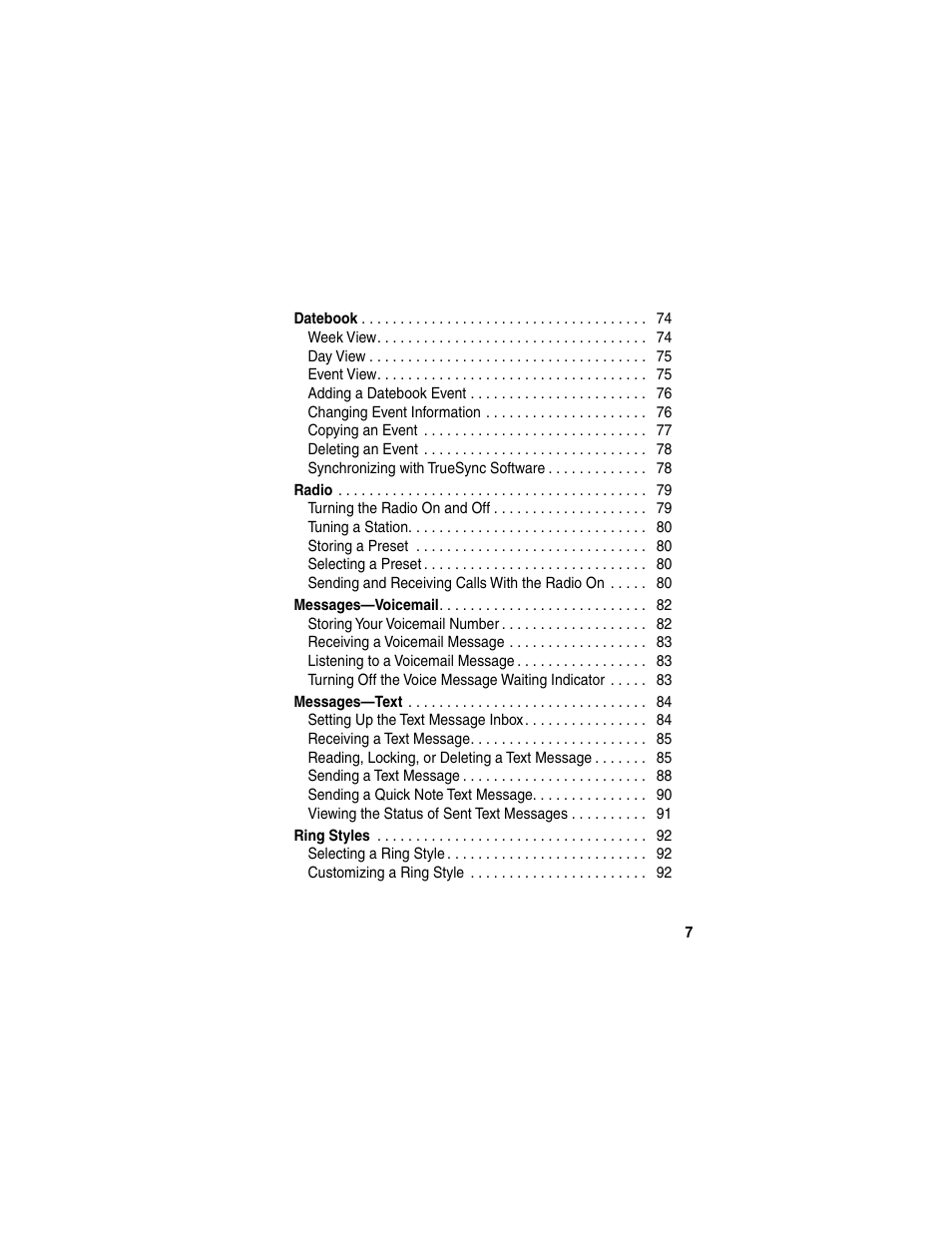 Motorola 120e User Manual | Page 9 / 184