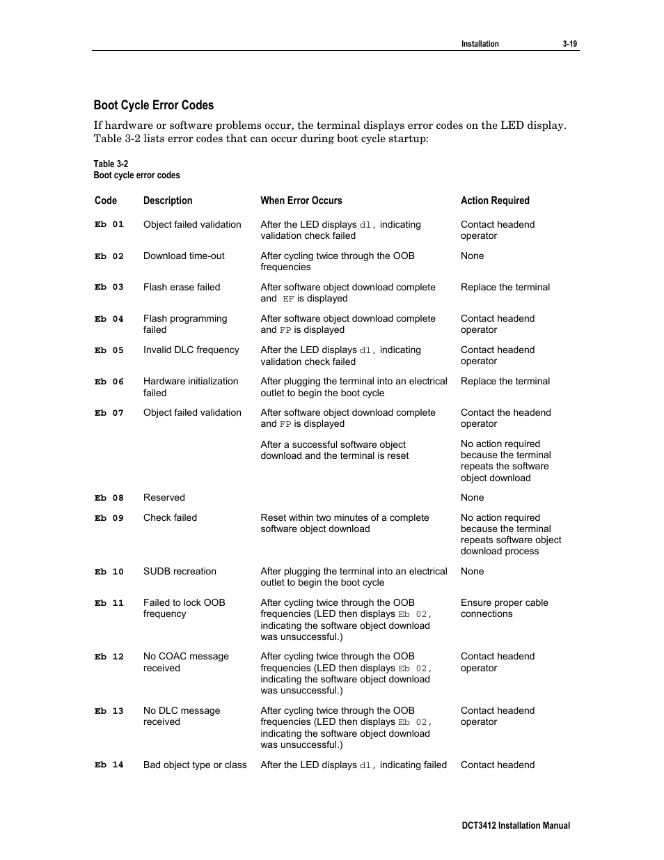 Boot cycle error codes, Operational check for the remote control, Optimizing the high-definition settings | Motorola DCT3412 User Manual | Page 35 / 77