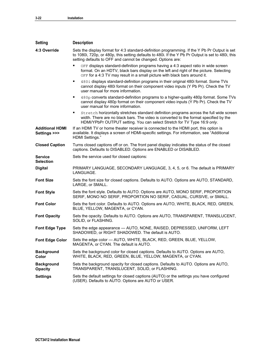 Motorola DCT3412 User Manual | Page 38 / 77