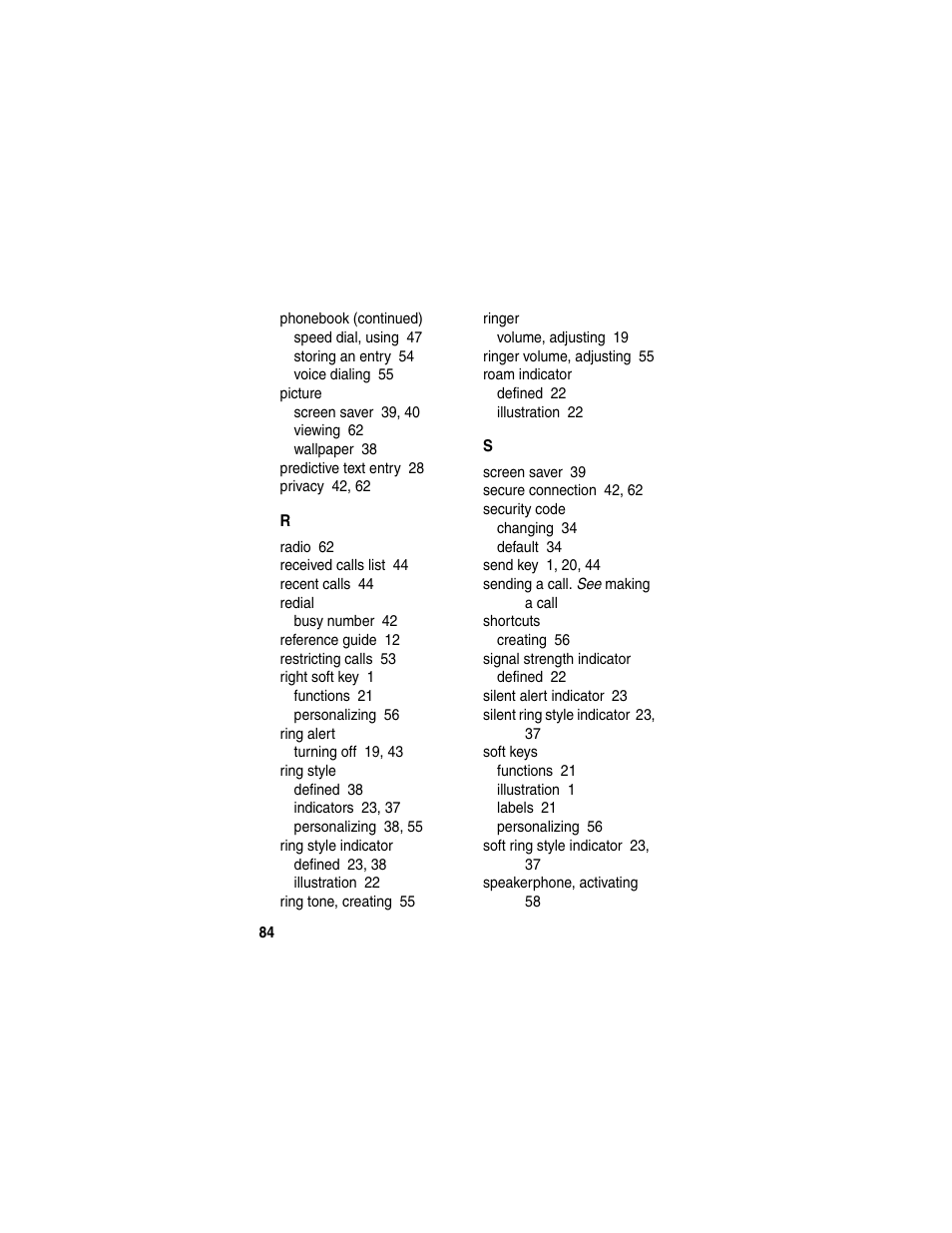 Motorola C353 User Manual | Page 86 / 94