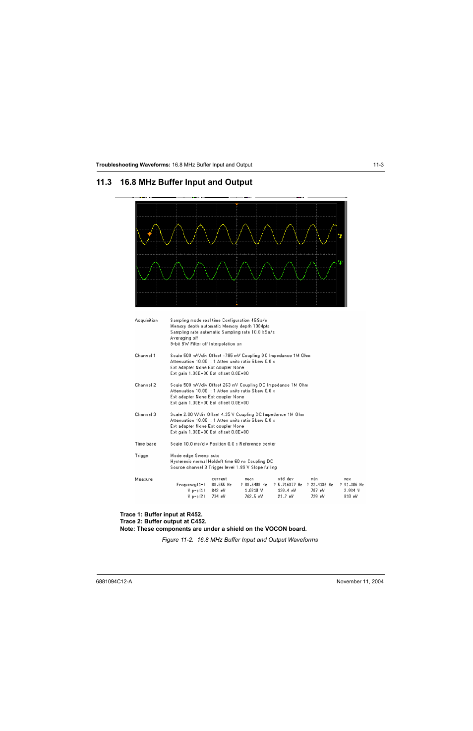 3 16.8 mhz buffer input and output, 3 16.8 mhz buffer input and output -3, 8 mhz buffer input and output | Motorola SSETM 5000 User Manual | Page 161 / 224