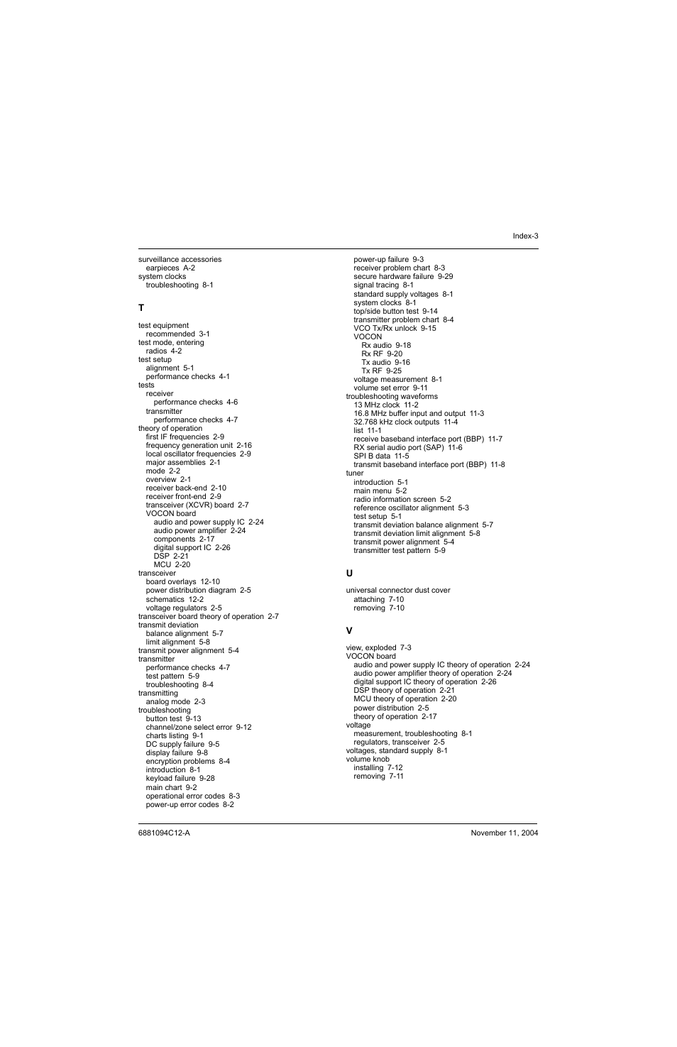 Motorola SSETM 5000 User Manual | Page 221 / 224