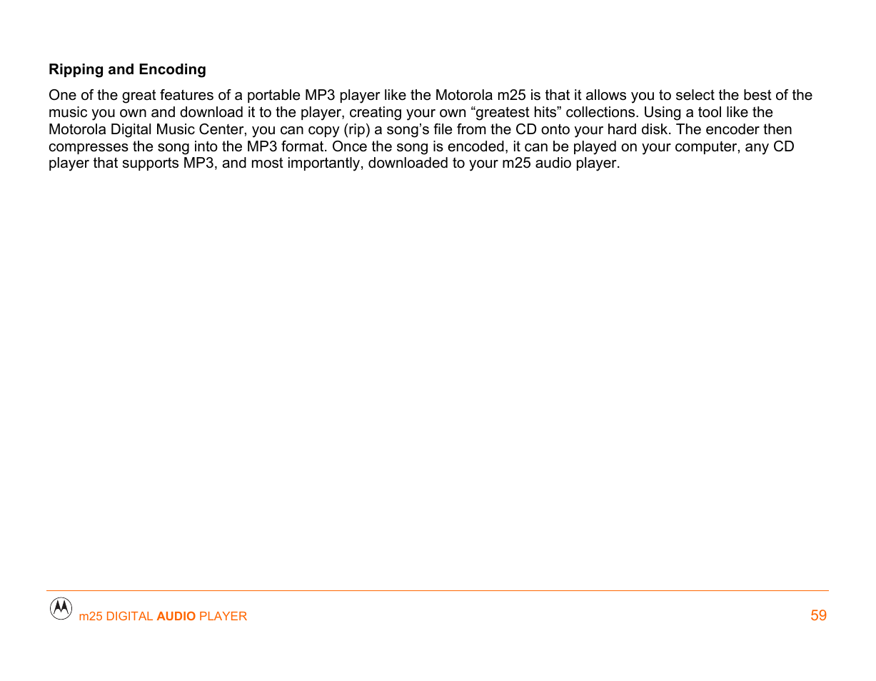 Motorola m25 User Manual | Page 59 / 70