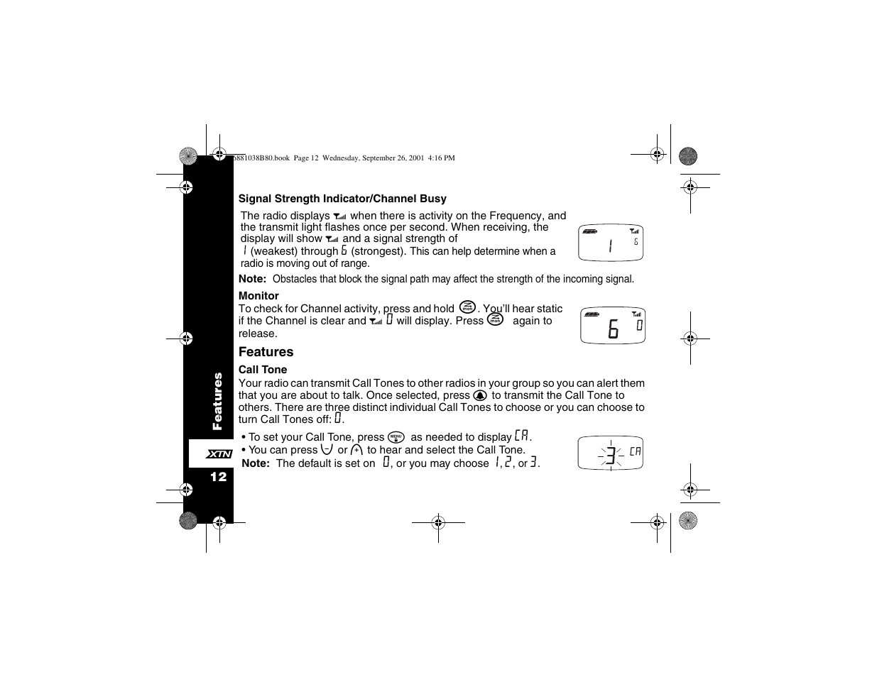 Motorola XU1100 User Manual | Page 24 / 60