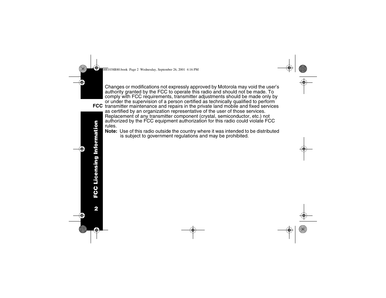 Motorola XU1100 User Manual | Page 6 / 60