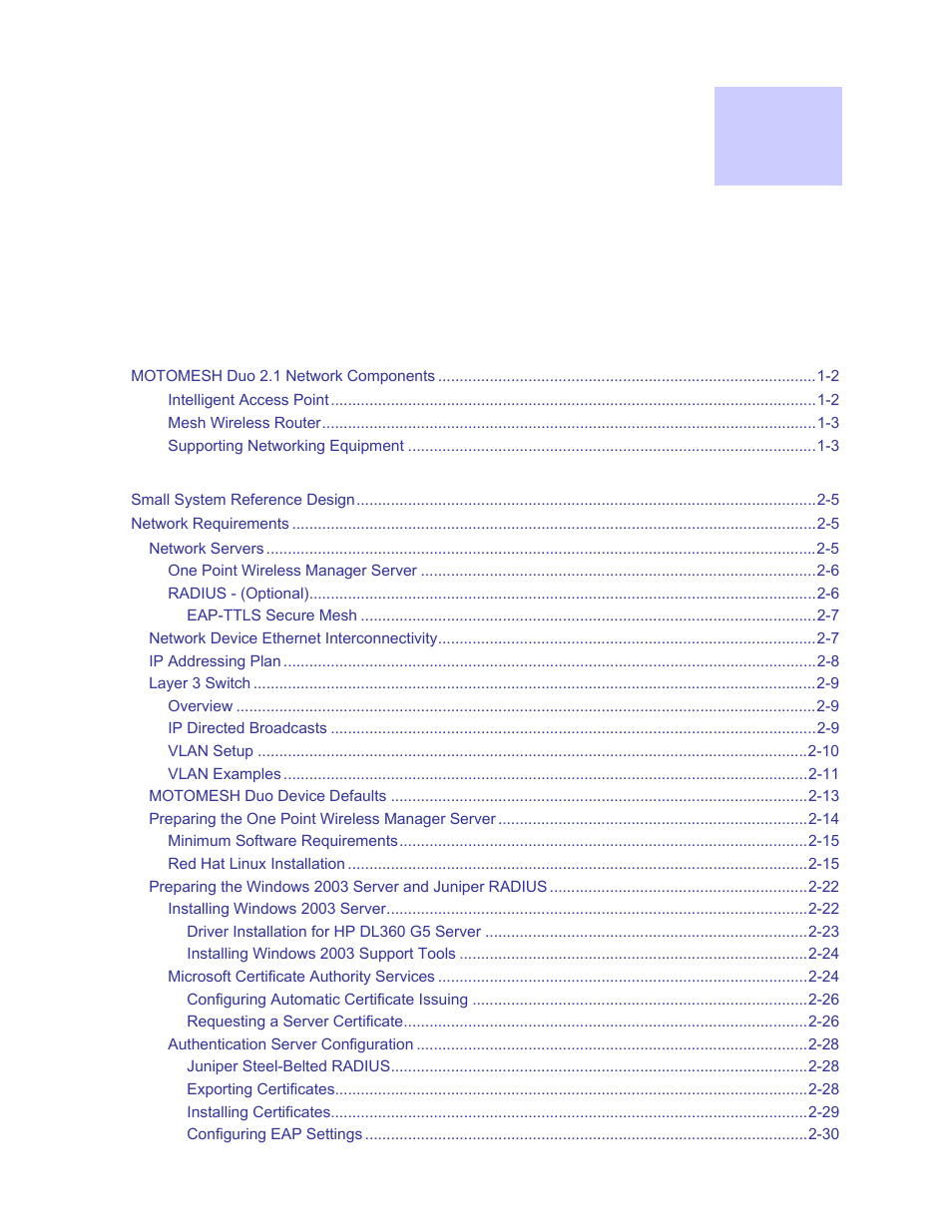 Motorola 2.1 User Manual | Page 5 / 135