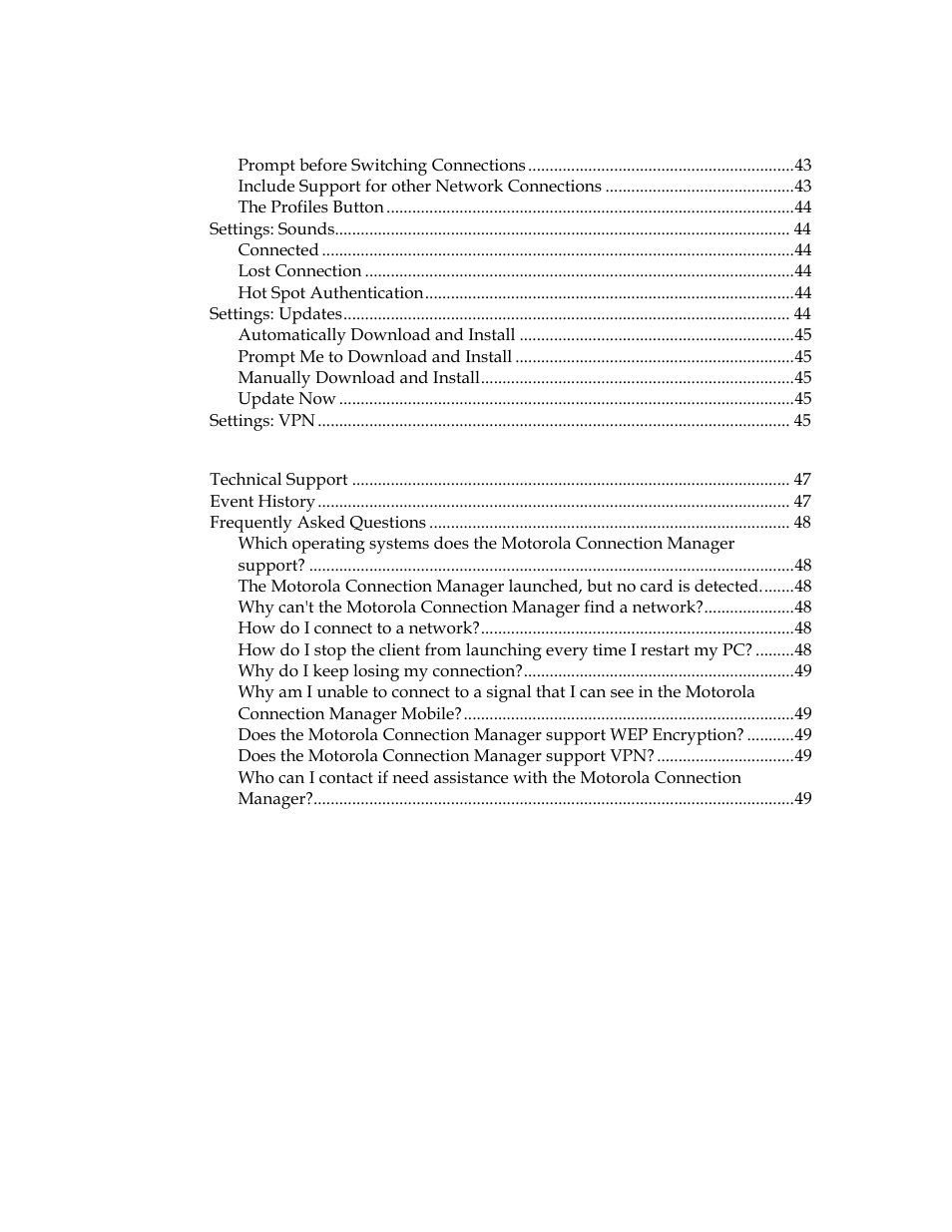 Motorola USBW 100 User Manual | Page 5 / 55