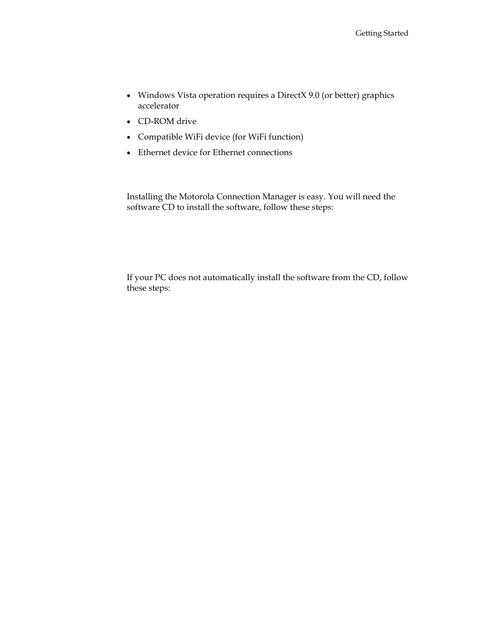 Additional requirements | Motorola USBW 100 User Manual | Page 9 / 55