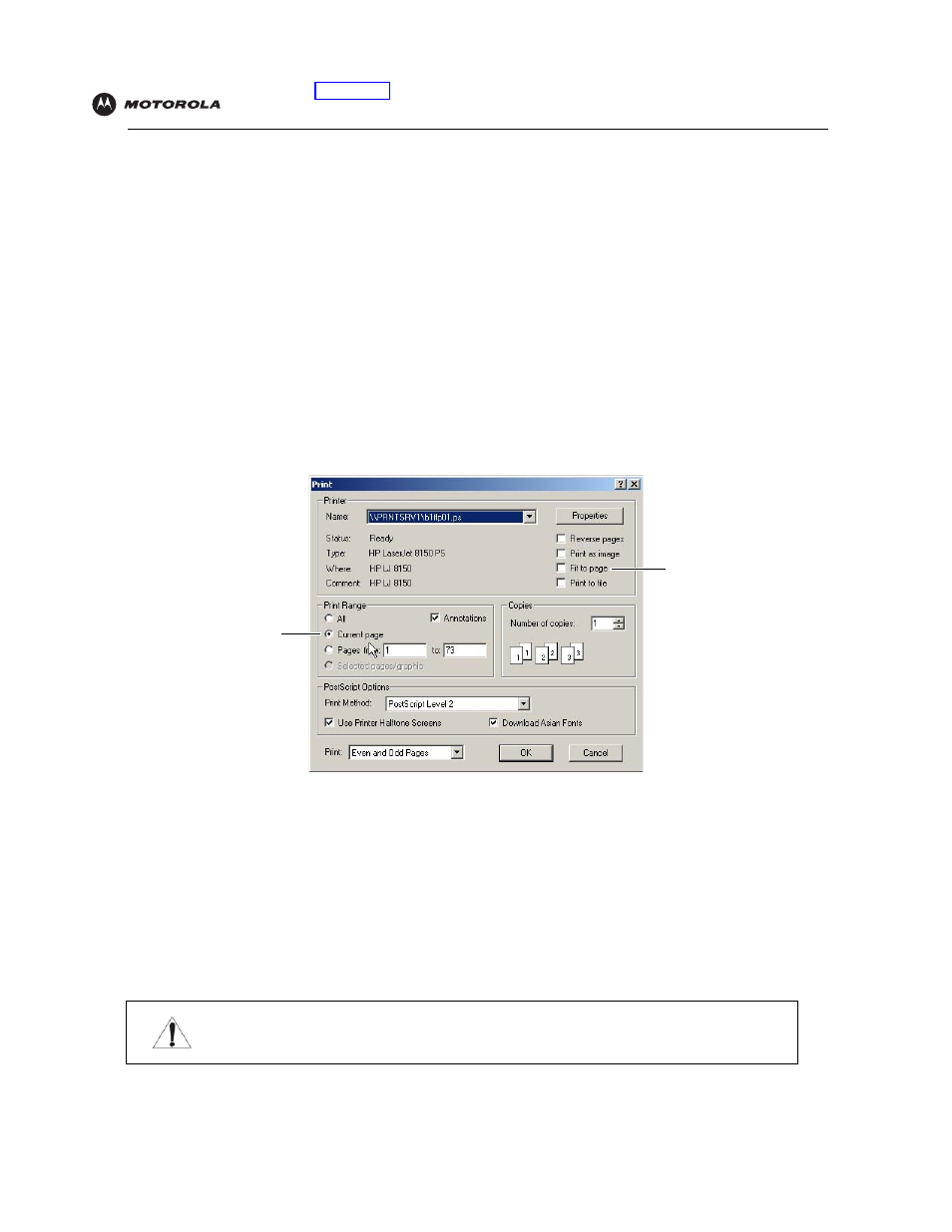 Wall mounting, Caution | Motorola SBG940 User Manual | Page 30 / 141