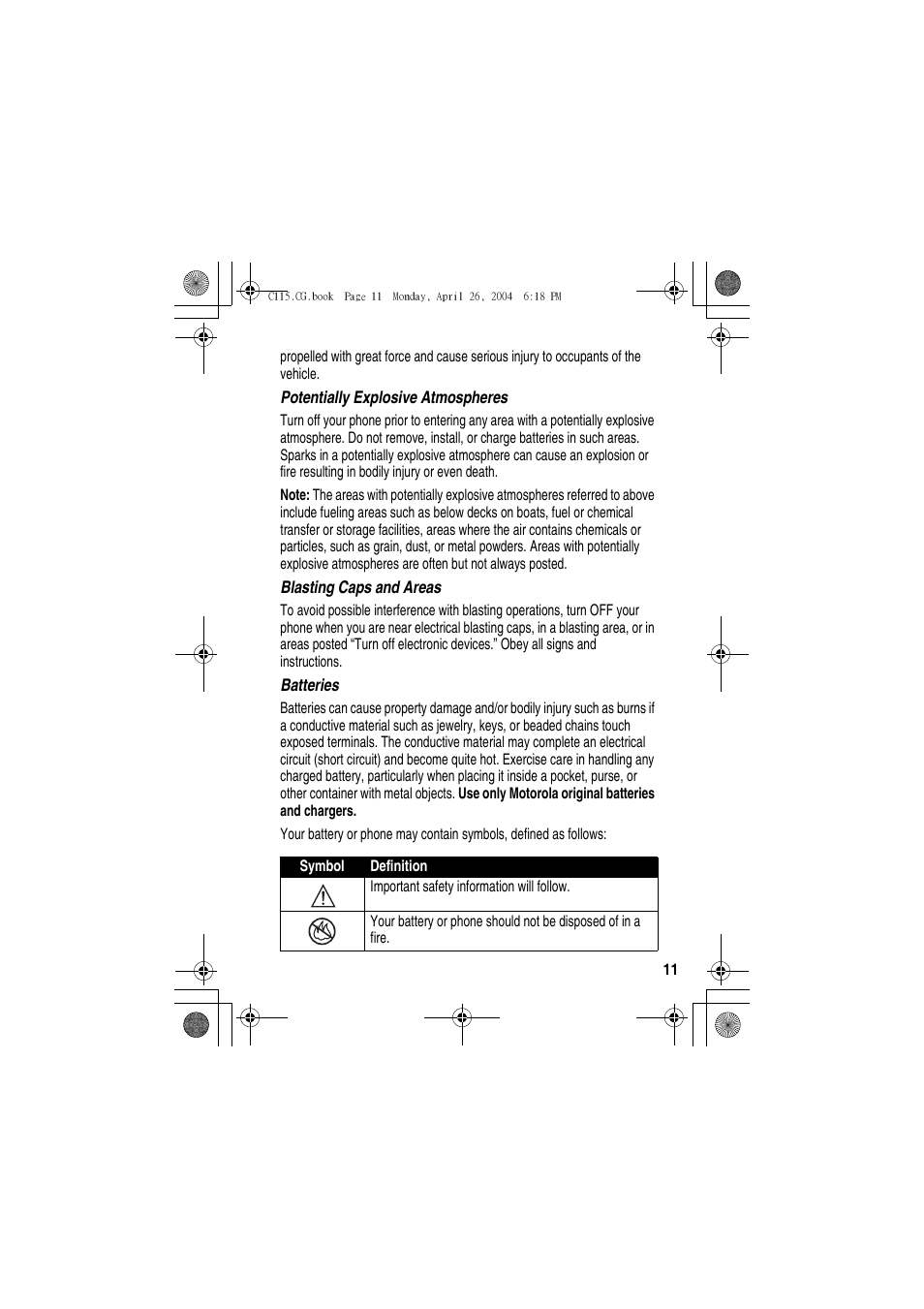 Motorola C115 User Manual | Page 12 / 82