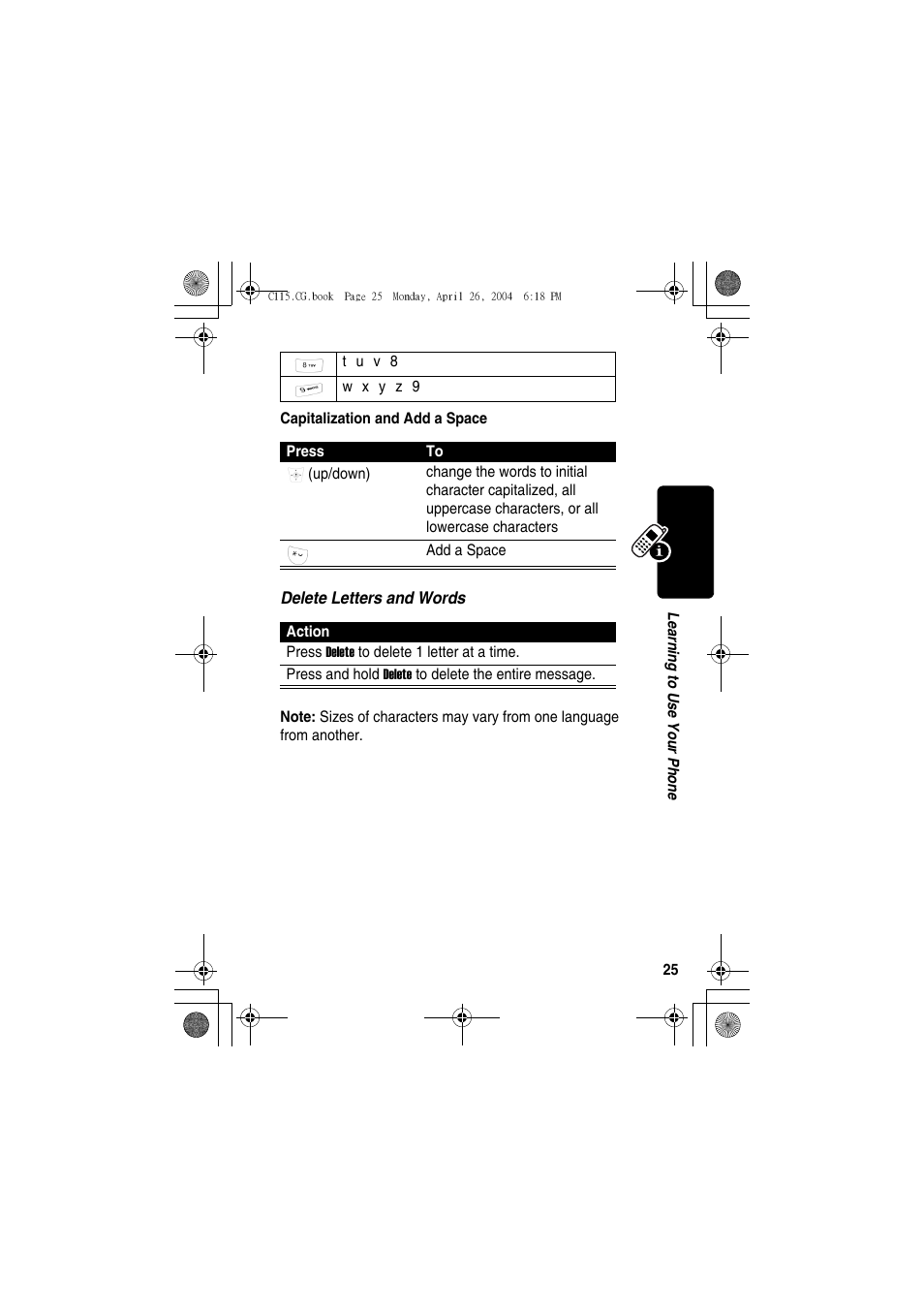 Motorola C115 User Manual | Page 26 / 82