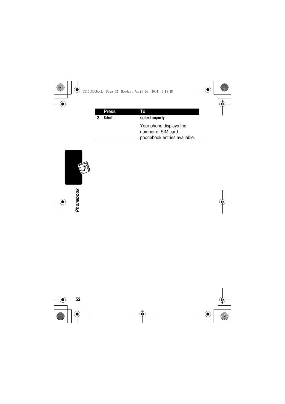 Motorola C115 User Manual | Page 53 / 82