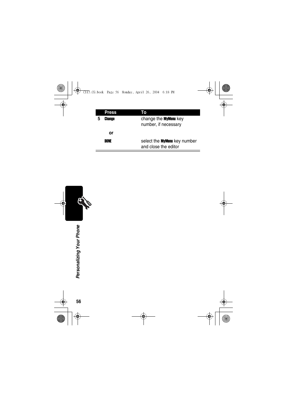 Motorola C115 User Manual | Page 57 / 82