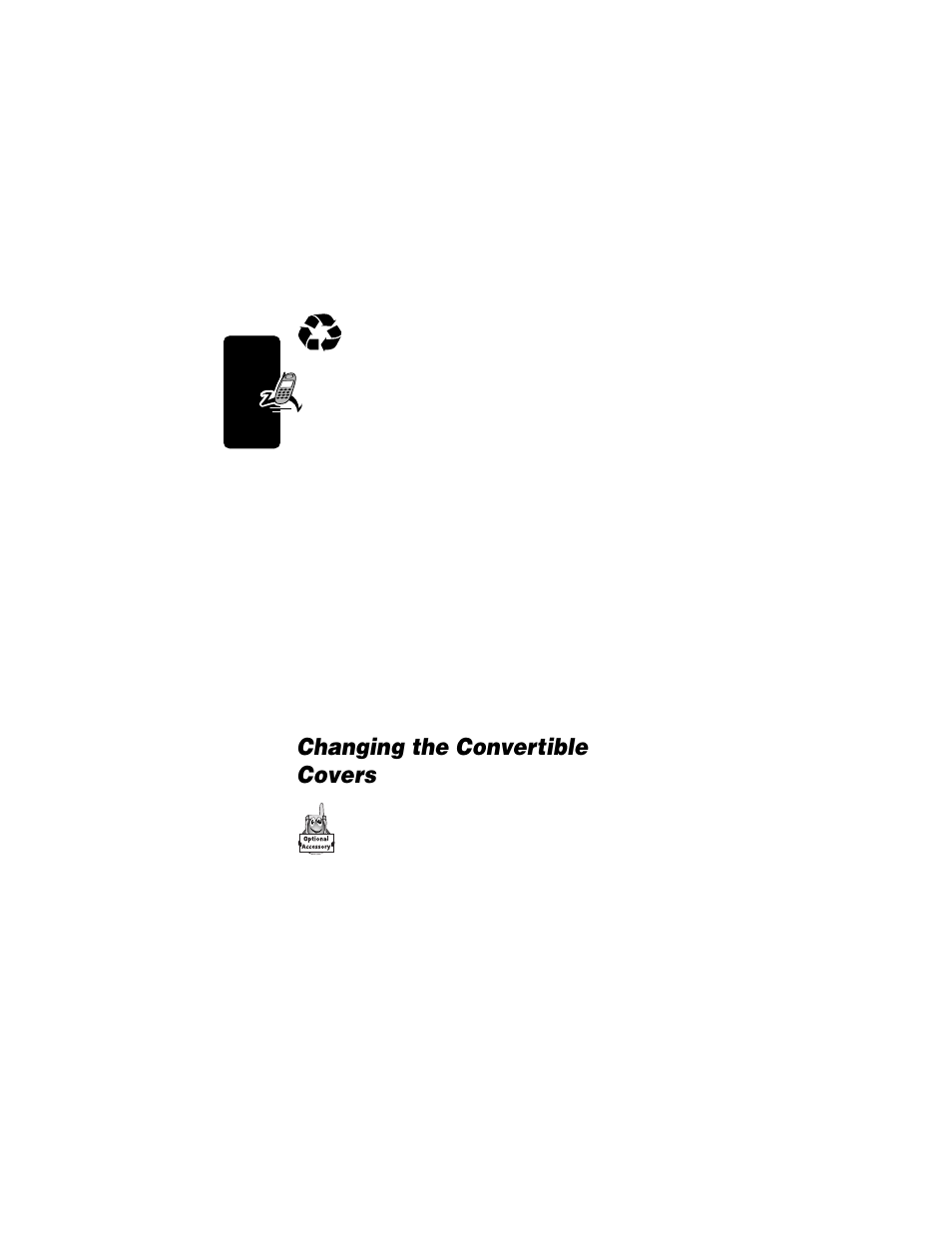 Changing the convertible covers | Motorola T720i User Manual | Page 20 / 112