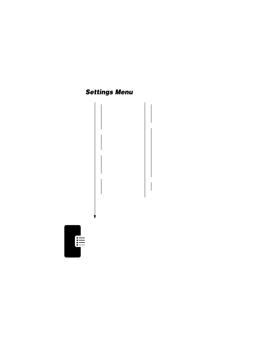 Settings menu | Motorola T720i User Manual | Page 70 / 112