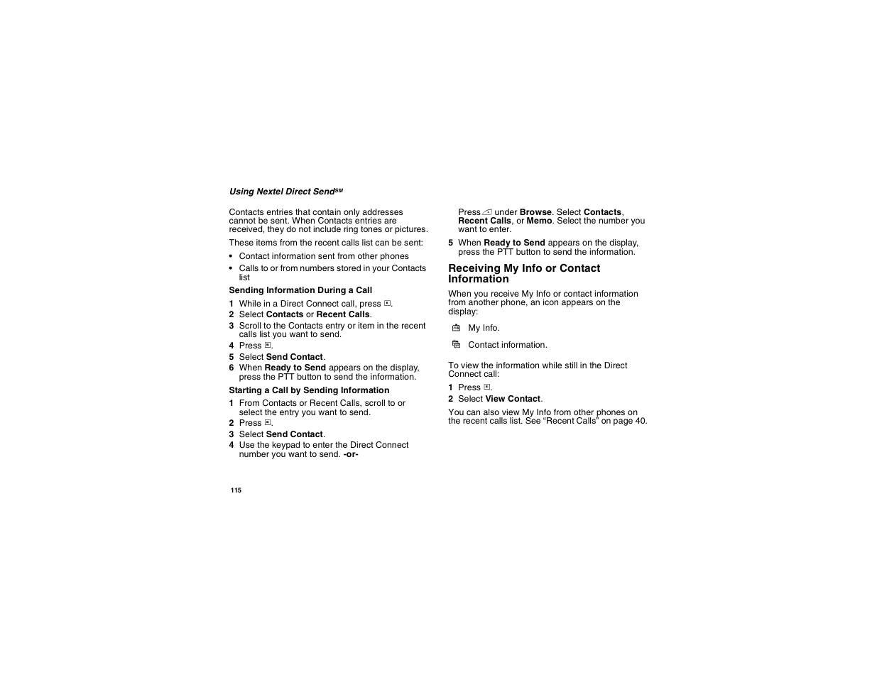 Motorola i560 User Manual | Page 124 / 209