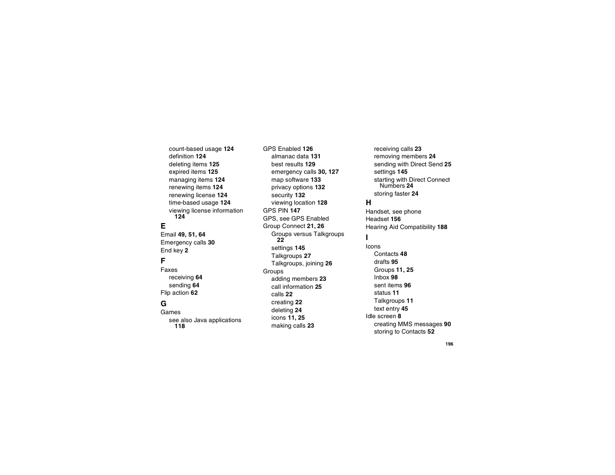 Motorola i560 User Manual | Page 205 / 209