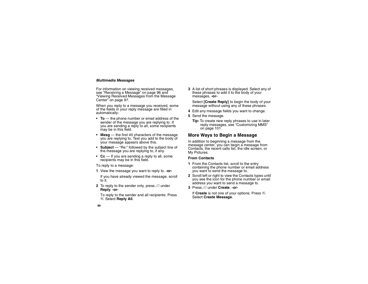 Motorola i560 User Manual | Page 98 / 209