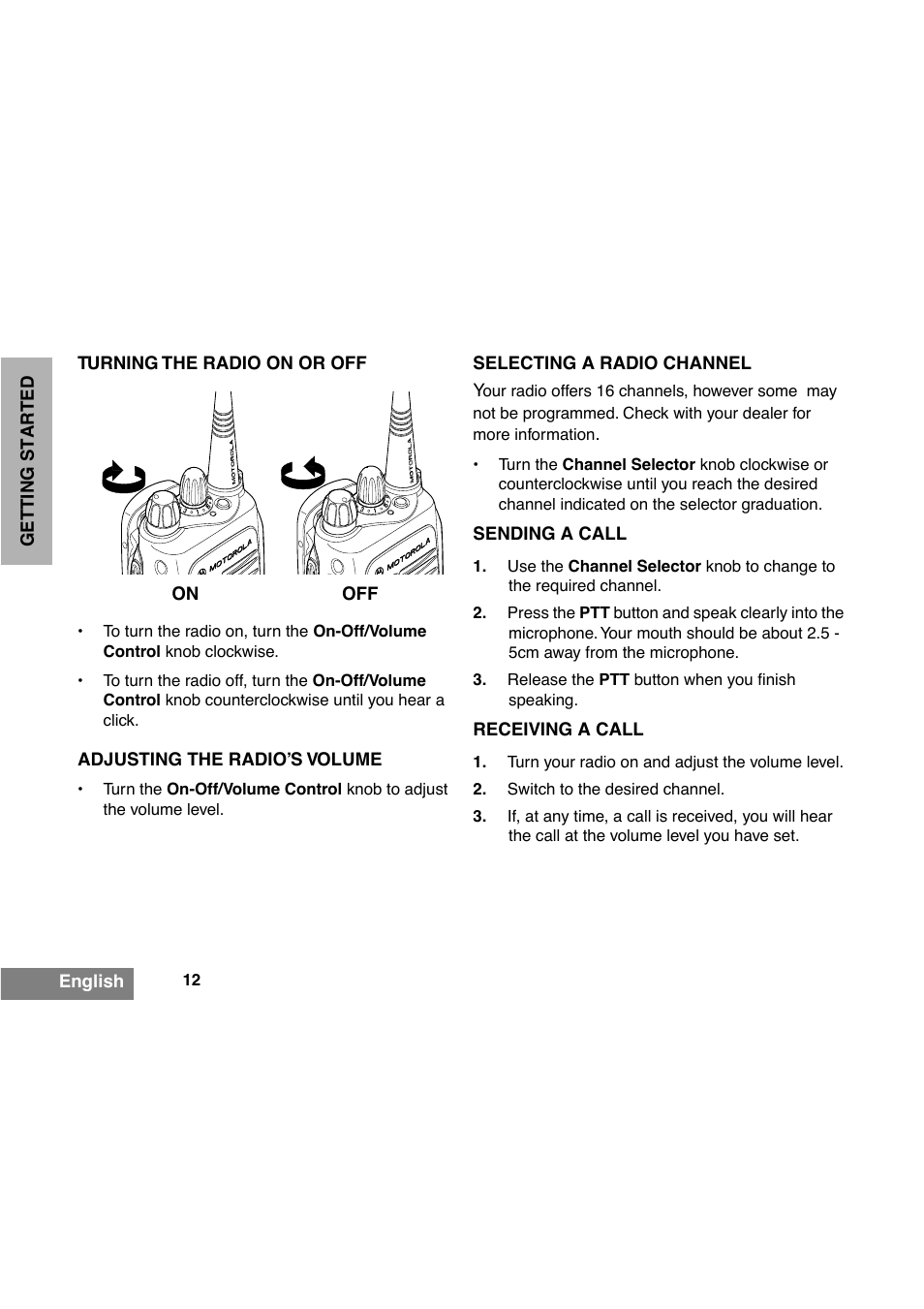 Motorola GP340 User Manual | Page 14 / 30