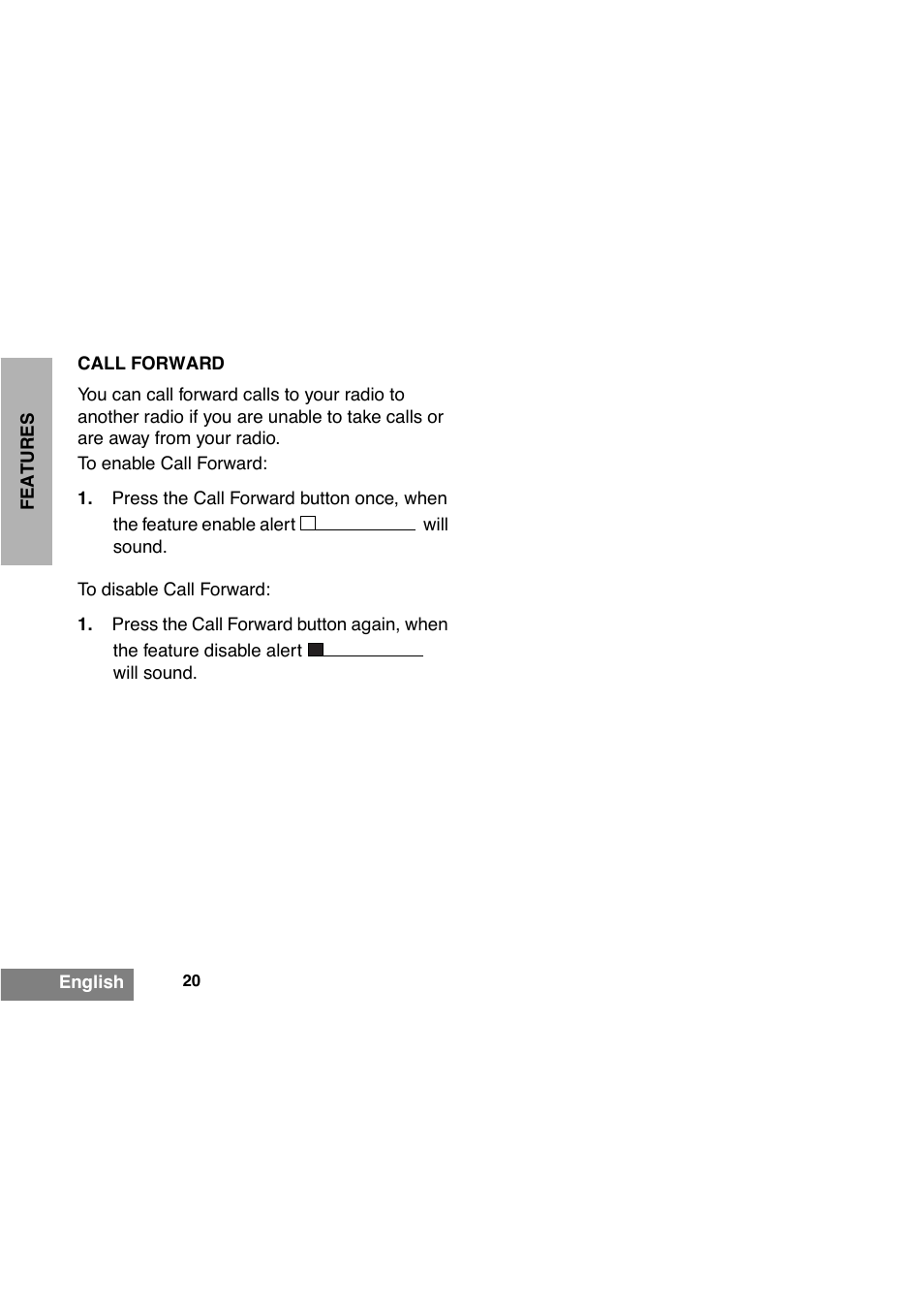 Motorola GP340 User Manual | Page 22 / 30