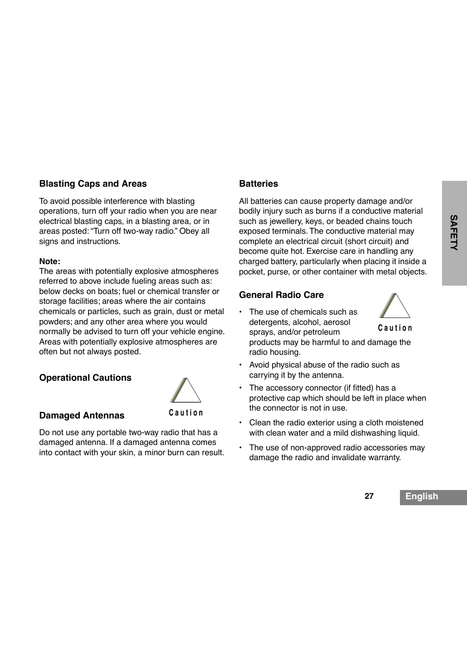 Motorola GP340 User Manual | Page 29 / 30