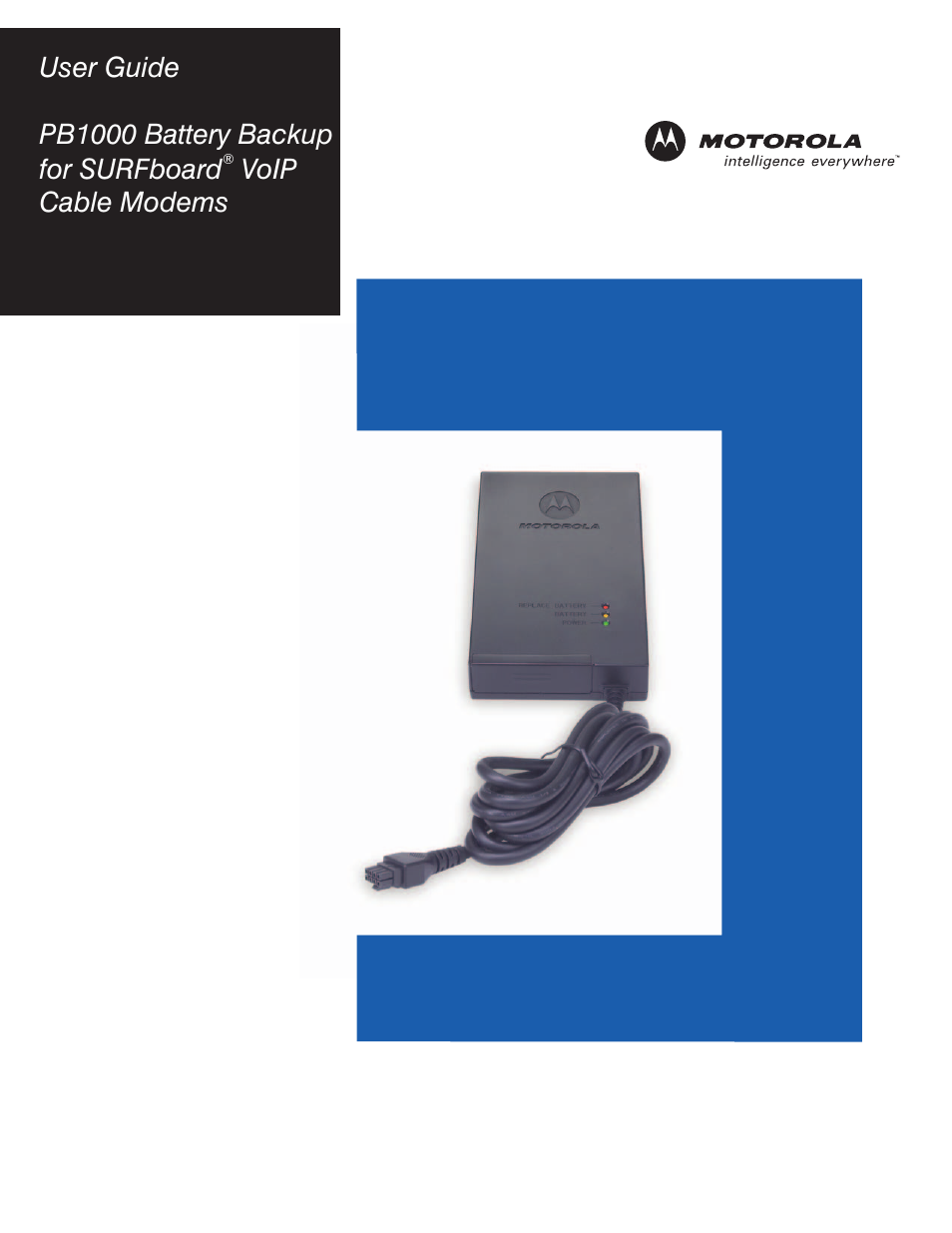 Motorola SURFBOARD PB1000 User Manual | 12 pages