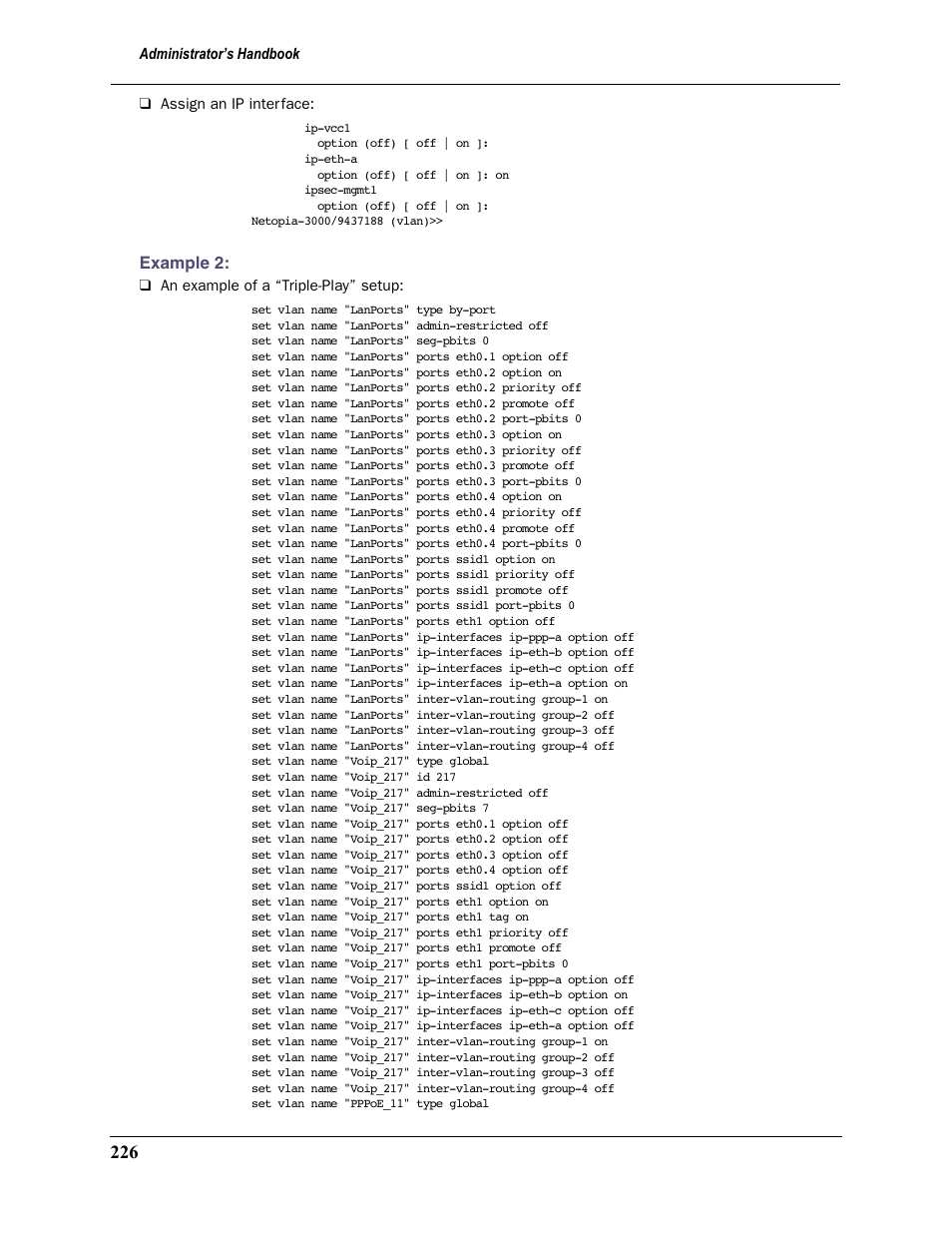 Example 2 | Motorola 2200 User Manual | Page 226 / 262