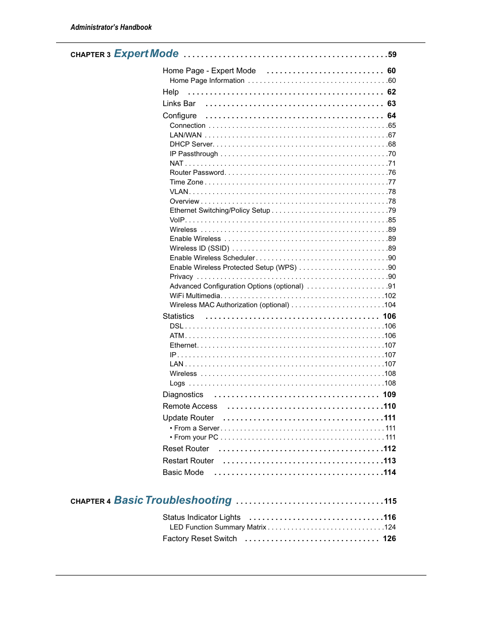 Expert mode, Basic troubleshooting | Motorola 2200 User Manual | Page 4 / 262