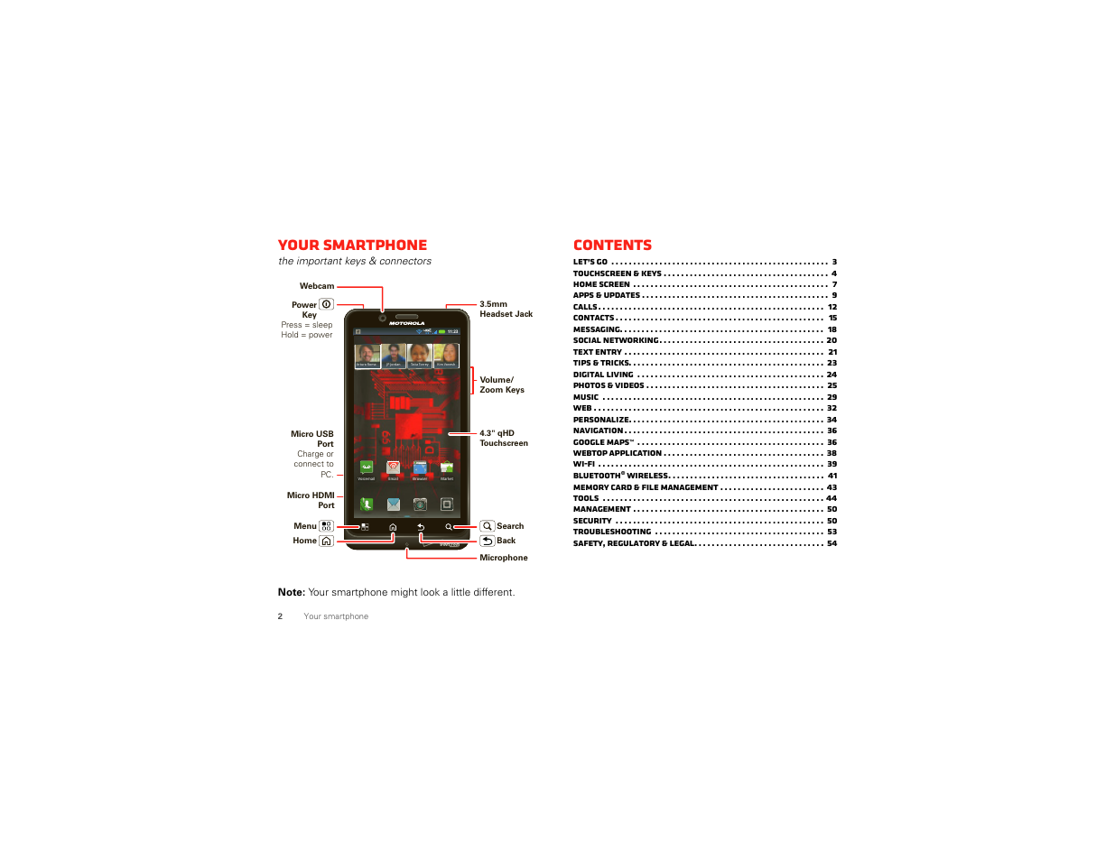 Motorola DROID BIONIC XT875 User Manual | Page 4 / 68