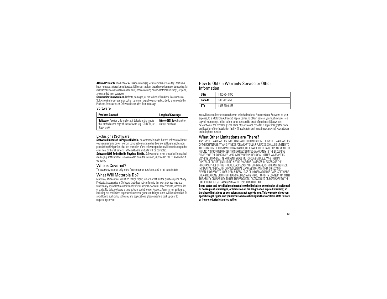Motorola DROID BIONIC XT875 User Manual | Page 65 / 68