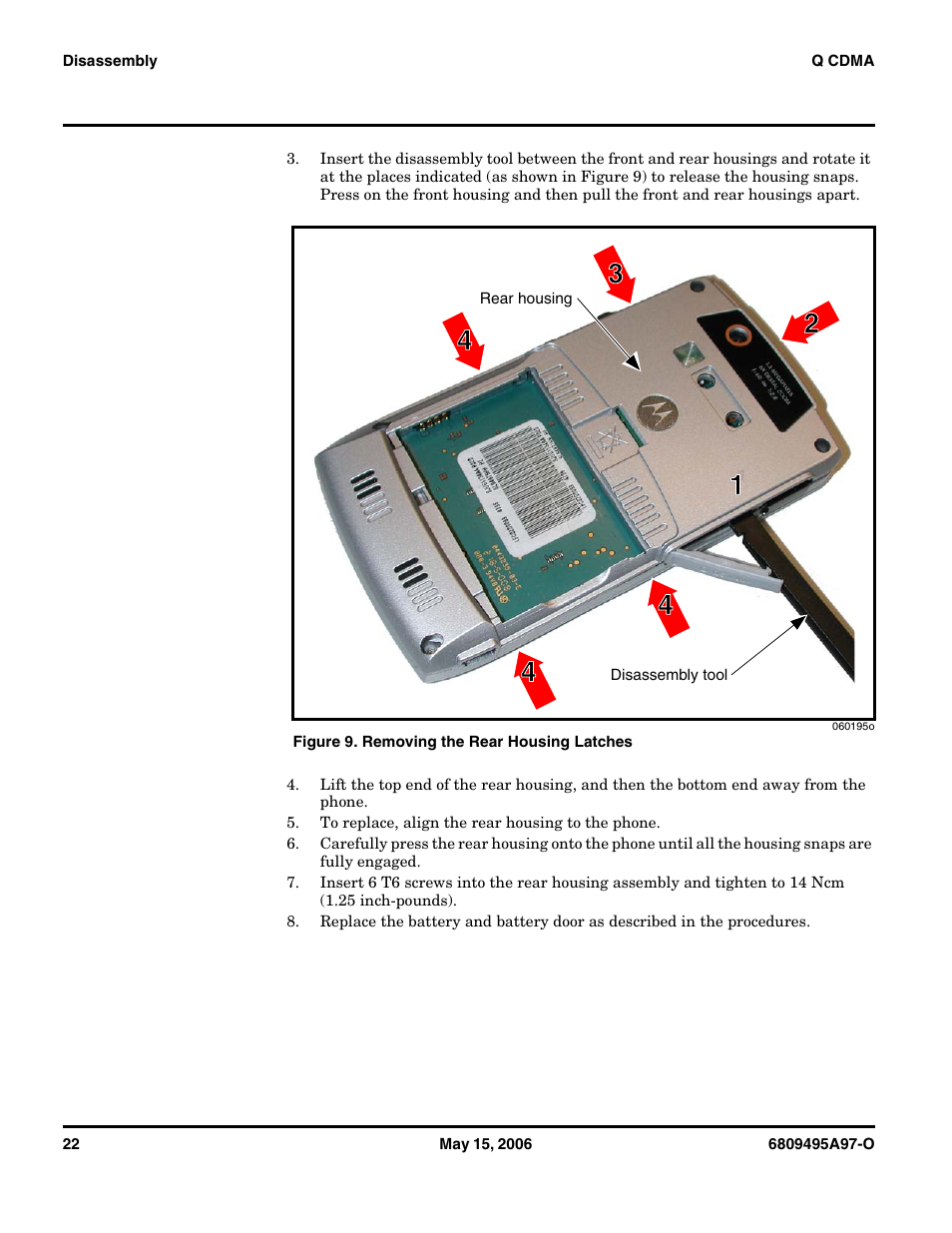 Motorola CDMA 800/1900 MHz User Manual | Page 22 / 48