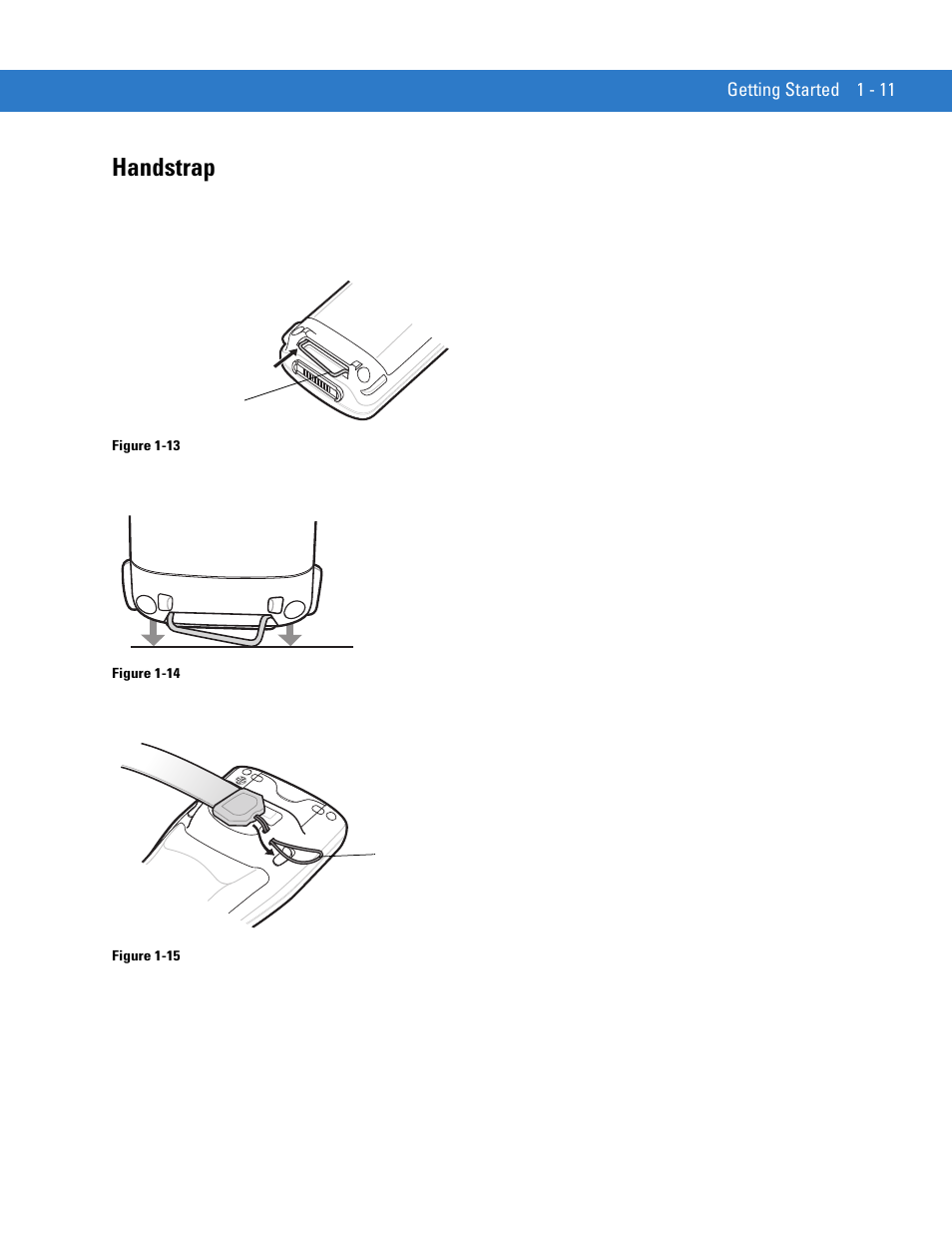 Handstrap | Motorola MC1000 User Manual | Page 23 / 70