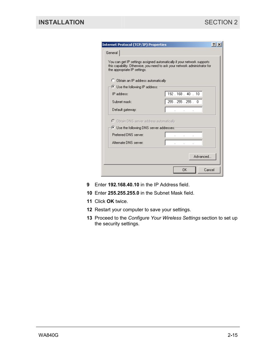 Motorola WA840G User Manual | Page 32 / 77