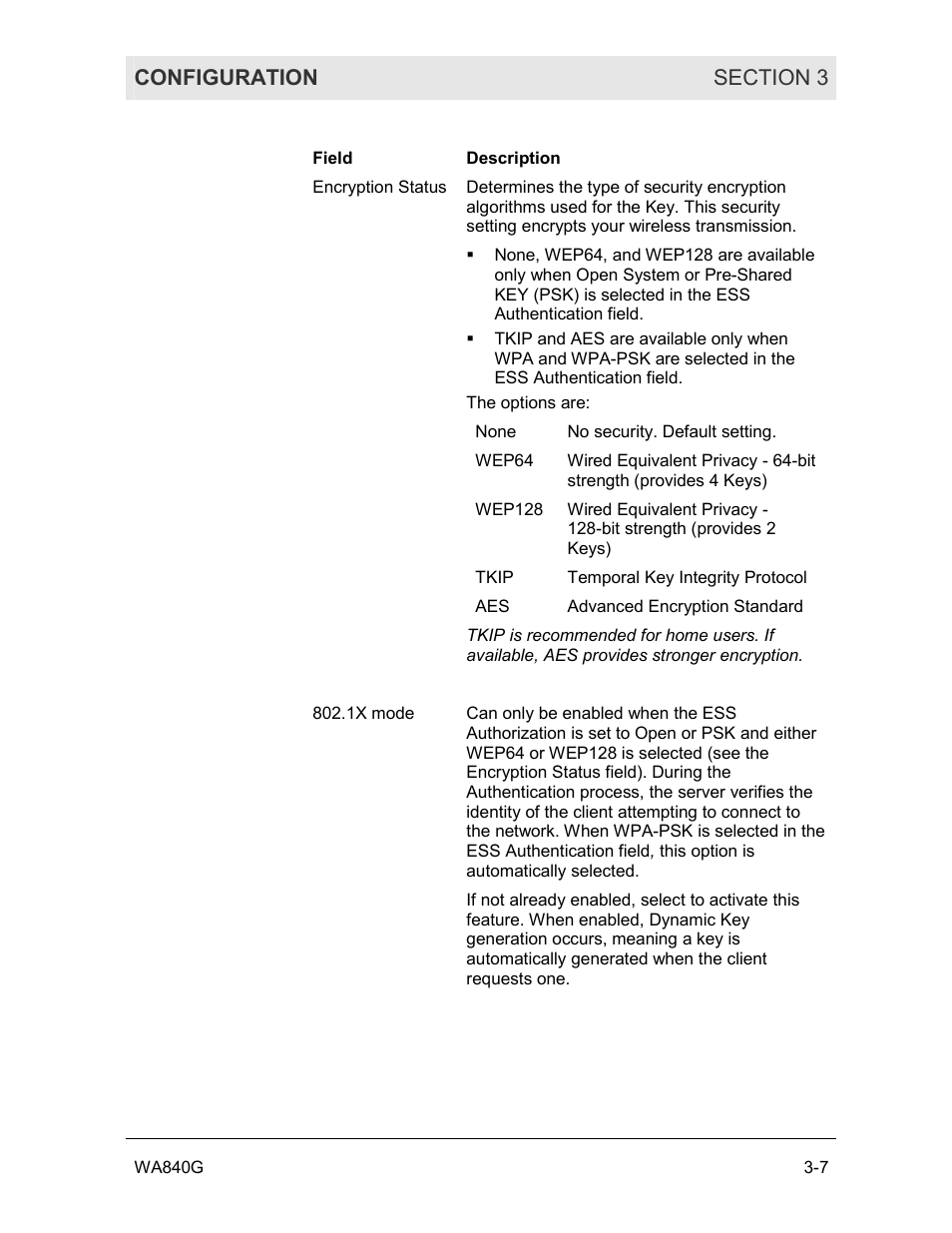 Motorola WA840G User Manual | Page 44 / 77