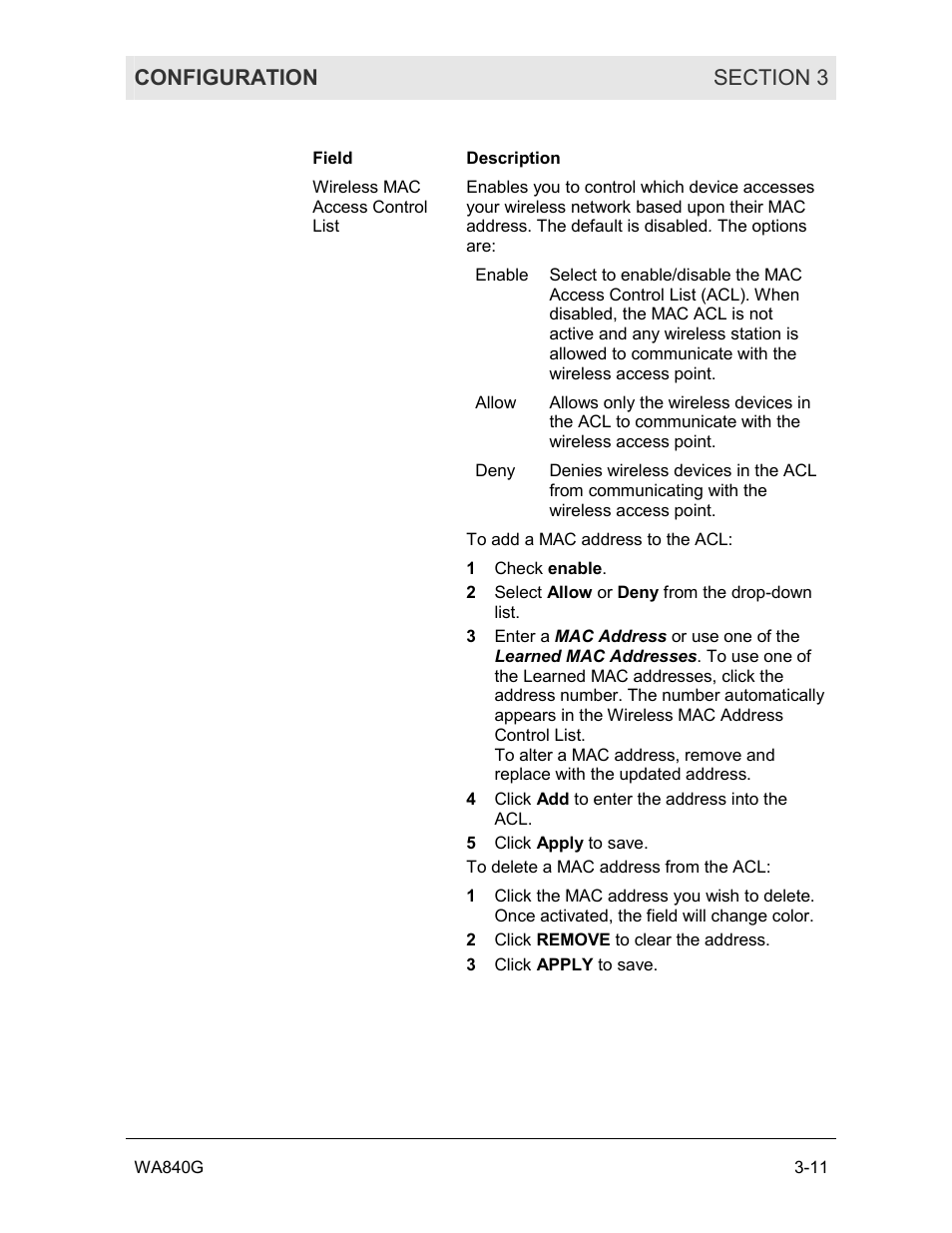 Motorola WA840G User Manual | Page 48 / 77